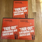 Clearprint 1000HP-4 Fade-out Calculation And Sketch Pad 8.5" X 11" New Set Of 3. Fixed Price $34.99.