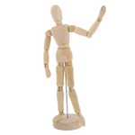 U.s. Art Supply 12" Wooden Manikin Posable Figure Female, Beige. Fixed Price $26.99.