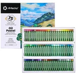 Artecho 75-COLOR Soft Oil Pastels Set, 8X60MM Painting & Drawing. Fixed Price $28.48.