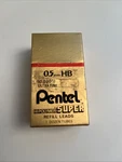 Box Of 12 Tubes Pentel C505-HB 0.5MM Super Hi-polymer Refill Lead Sealed. Fixed Price $17.99.