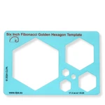 Hexagon Stencil Template For Drawing And Drafting: Fibonacci-inspired Hexag.... Fixed Price $33.59.