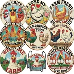 8 Pcs Chicken Diamond Art Painting Coasters Kits,coaster With Holder For Adults,. Fixed Price $16.99.