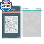 Spellbinders BD-0822 Cosmos Betterpress & Stencil Bundle Pressed Posies. Fixed Price $62.91.