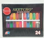 Prang Sketcho Oil Pastel Art Crayons Assorted Colors Nontoxic Dixon Usa Box 24. Fixed Price $12.99.