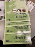 3 Pacon Real Images 9 X 12 Sketch Book Paper Pad Art Drawing 40 Sheet Standard. Fixed Price $25.00.