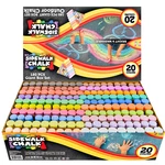 Joyin 180 Pcs Washable Sidewalk Chalks Set 20 Colors Non-toxic Jumbo. Fixed Price $40.31.