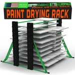 Portable Paint Drying Rack : Adjustable 10-LEVEL For Cabinet Doors,. Fixed Price $424.10.