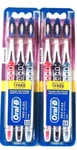 2 Packages Oral-b Pro-flex Stain Eraser Gum Gentle Medium 3 Count Toothbrushes. Fixed Price $27.99.