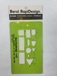 Berol Rapidesign Template Standard Logic Symbols Half Size R-542. Fixed Price $14.99.