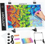 Artdot A4 Led Light Pad For Diamond Painting Kits Adults, Usb Powered Adj.... Fixed Price $27.60.