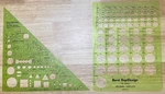Lot Of 2 Berol Rapidesign Templates R-375 Electromaster & R-540 Dec. Circles. Fixed Price $15.90.