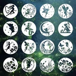 Keluna Fairy Stencils For Crafts - 16 Pcs Templates Painting, Sc.... Fixed Price $19.88.