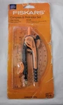 Brand New Fiskars Metal Compass Protractor Set Pink Polka Dots. Fixed Price $12.00.