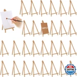 Bbto 30 Pack Tall Wood Easels Tabletop Display Art Craft Painting. Fixed Price $55.21.