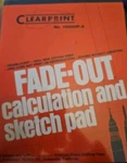 Clearprint 1000HP-4 Fade-out Calculation And Sketch Pad 50 Sheets 8.5" X 11" New. Fixed Price $12.00.