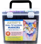 Studio Series Artist's Dual-tip Alcohol Markers (set Of 60 Co... Peter Pauper Pr. Fixed Price $91.39.