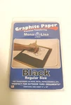 New Mona Lisa Graphite Paper Precision Transferring 9" X 12" One Sheet Black. Fixed Price $5.80.