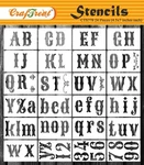 Craftreat Reusable 24-PIECE Calligraphy Stencils, Vintage Font (4.5X7), Lette.... Fixed Price $17.84.
