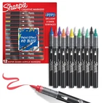Sharpie Creative Markers,water-based Acrylic,brush Tip,assorted Colors, 12 Count. Fixed Price $20.53.