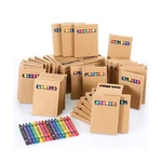 200 Packs Crayons Bulk Christmas 8 Color Individual Mini Wrapped.... Fixed Price $131.31.