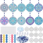 Winnerwhy 30 Sets Winter Snowflake Suncatcher Window Art Kits Diy Craft Kids. Fixed Price $35.68.