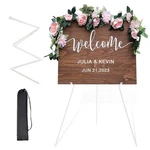 Starhoo 63" Portable Metal Display Easel Stand For Wedding Sign Poster Art. Fixed Price $25.48.