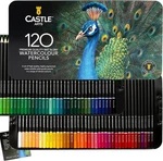 Castle 120 Watercolor Pencils Set Vibrant Pigments Tin Case For Adults. Fixed Price $86.69.