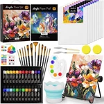 Nicpro 68PCS Acrylic Canvas Set For Adults, Art Painting Supplies Kit With. Fixed Price $57.88.