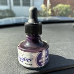 Higgins Purple Pigmented Drawing Ink 1OZ Glass Bottle. Fixed Price $10.99.