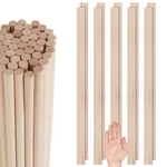 40 Pcs Wooden Rod 24 Inch X 1/4 Craft Sticks Dowels Fo.... Fixed Price $28.68.
