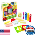 Leap Year Sesame Street Chalk Set Includes Over 43 Items Non-toxic And. Fixed Price $39.87.