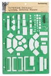 Rapidesign Interior Template Living Dining Rooms 1 Each. Fixed Price $31.87.
