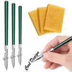 6 Pieces Art Ruling Pen Sizes Masking Fluid And 50 X 35 Mm Glue Residu. Fixed Price $19.34.