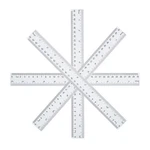 4 Pack Plastic Ruler 12 Inch Bulk For Classroom School Office Supplies Ki.... Fixed Price $9.26.