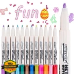Transon 12PCS Metallic Outline Shimmering Markers Art Drawing. Fixed Price $20.00.