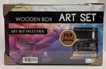 Sunnyglade 145 Piece Deluxe Art Set, Wooden Box & Drawing Kit. New-sealed.. Fixed Price $30.00.