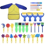 Yallfairy Washable Paint Brushes Set For Toddler Kids Early Learning Toys Fin.... Fixed Price $26.99.