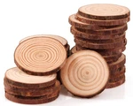Unfinished Natural Wood Slices 30PCS 2.4-2.8 Inch Round Discs For Crafts.... Fixed Price $27.69.