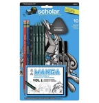 Prismacolor Scholar Manga Drawing Set, Adult Coloring, 10-PIECE Kit. Fixed Price $7.36.