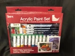 Studio 71 Acrylic Set 21 Pc 12 .4FL Oz Brushes ,and More. Fixed Price $19.99.