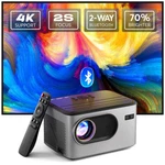Panseba 4K Projector, Native 1080P Bluetooth Bundle. Fixed Price $344.24.