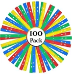 100 Pack Rulers Bulk For Classroom Kids 12 Inch With Imperial (us In.... Fixed Price $39.39.