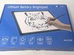 Elice A4D26 Lithium Battery Artists Brightpad Lightbox Drawing Board New-open Bx. Fixed Price $30.99.