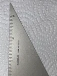 Alumicolor Aluminum Calibrated Drafting Inch, 30/60/90 Degree. Fixed Price $6.00.