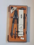 Vintage Alvin Jet-bow Compass No. 965 Vj West Germany Complete 8X4. Fixed Price $15.00.