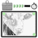 Yingwond 9000LUX A4 Rechargeable Tracing Light Box With Padded Case,wireless .... Fixed Price $84.84.