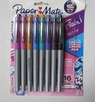 Paper Mate- Flair Felt Tip-candy Pop- 16 Ct- 0.4MM-ULTRA Fine- New !!. Fixed Price $12.00.