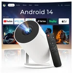 Mini Projector With Wifi 6 And Bluetooth 5.4 For Bedroom Auto Keystone Built-.... Fixed Price $68.58.