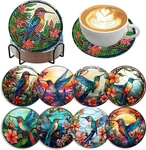 Mrpwnle 8 Pcs Diamond Painting Art Set With Hummingbird. Fixed Price $16.99.