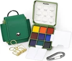 Funto Pocket Watercolor Set, Travel Artist Outdoor Sketch Kits With 2 Foldabl.... Fixed Price $22.27.